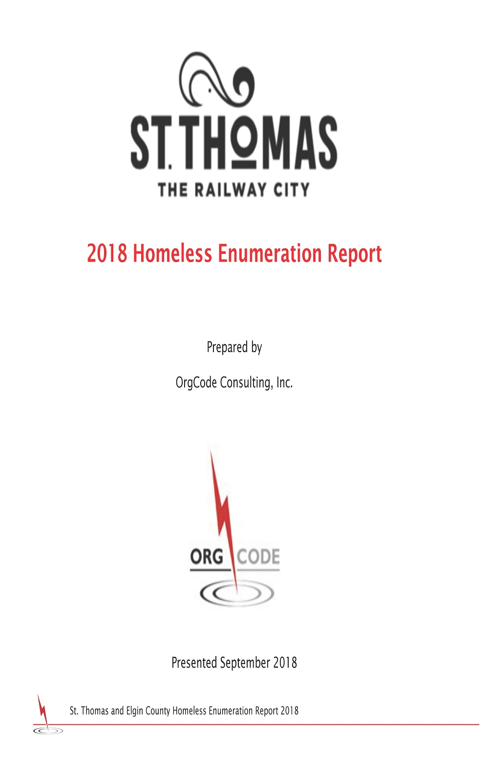 Homeless Enumeration Report 2018